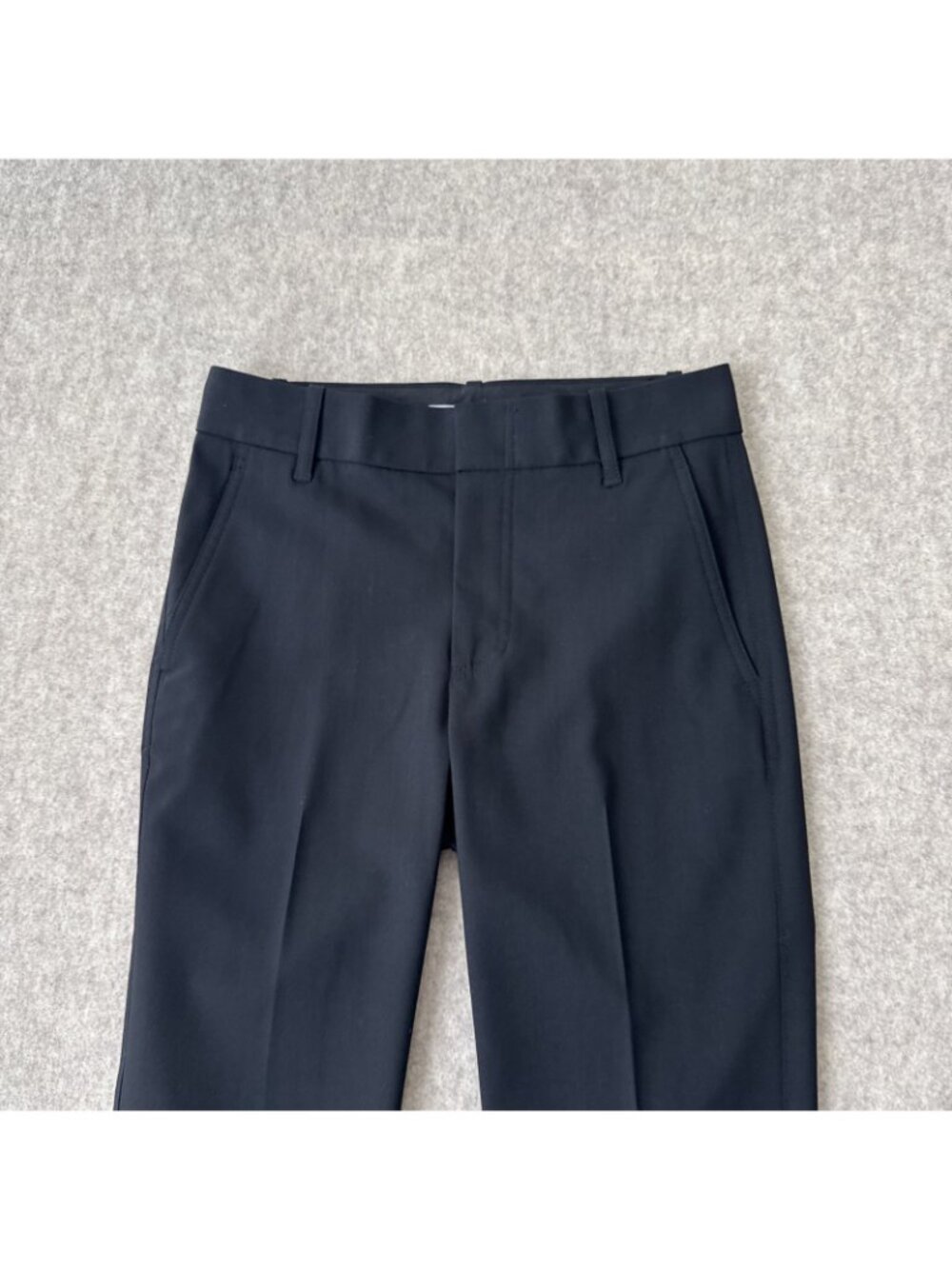 Vince Tapered Wool Dress Pants Womens 0 Black Ankle Length - Picture 3 of 16